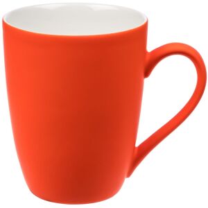 Кружка Good Morning с покрытием софт-тач, цвет оранжевая