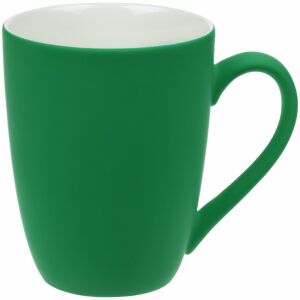 Кружка Good Morning с покрытием софт-тач, цвет зеленый