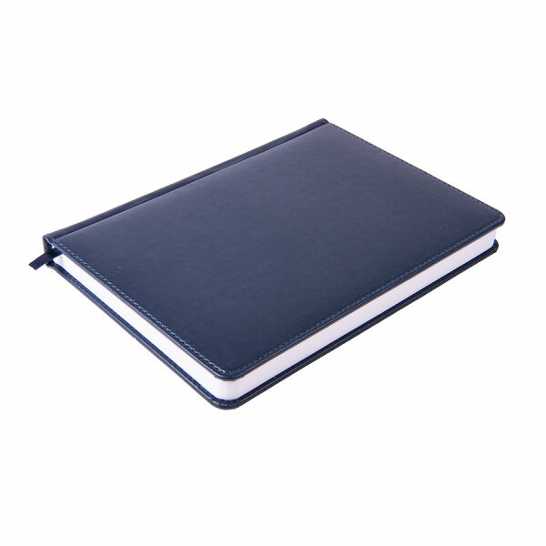Ежедневник недатированный Anderson, формат А5, цвет темно-синий, белый блок