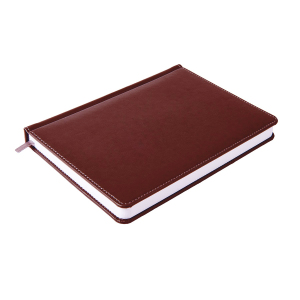 Ежедневник недатированный Anderson, формат А5, цвет бордовый, белый блок