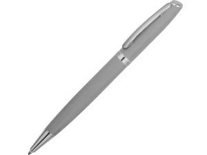 Ручка металлическая шариковая «Flow» soft-touch, цвет светло-серый/серебристый