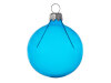 Стеклянный шар, цвет голубой полупрозрачный, заготовка шара 6 см