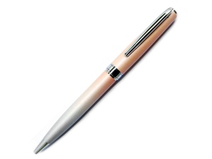 Ручка шариковая Pierre Cardin TENDRESSE, цвет - серебряный и пудровый