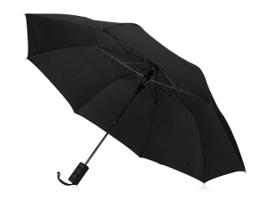 Зонт-полуавтомат Flick, цвет черный