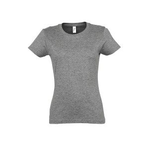 Футболка женская IMPERIAL WOMEN, цвет серый меланж, размер L, 100% хлопок, 190 г/м2