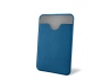 Чехол-картхолдер Favor на клеевой основе на телефон для пластиковых карт и и карт доступа, цвет синий