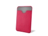 Чехол-картхолдер Favor на клеевой основе на телефон для пластиковых карт и и карт доступа, цвет маджента