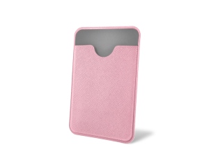 Чехол-картхолдер Favor на клеевой основе на телефон для пластиковых карт и и карт доступа, цвет розовый