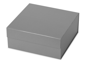 Коробка разборная на магнитах, размер S, цвет серебристый