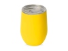 Термокружка Sense Gum, soft-touch, непротекаемая крышка, 370мл, цвет желтый