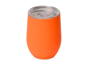Термокружка Sense Gum, soft-touch, непротекаемая крышка, 370мл, цвет оранжевый