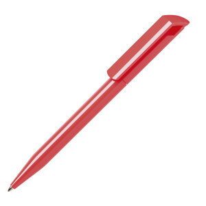 Ручка шариковая ZINK, неон, цвет красный