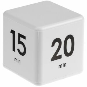 Кубик-таймер Timekeeper, цвет белый