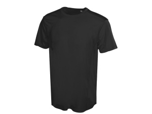 Мужская спортивная футболка Turin из комбинируемых материалов, цвет черный