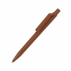 Ручка шариковая DOT, матовое покрытие, цвет коричневый