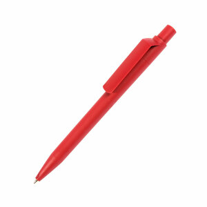 Ручка шариковая DOT, матовое покрытие, цвет красный
