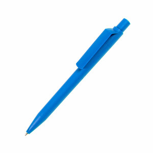 Ручка шариковая DOT, матовое покрытие, цвет лазурный