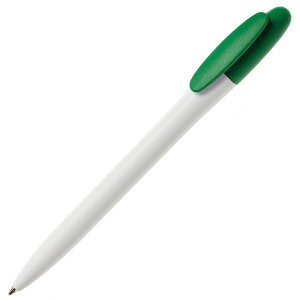 Ручка шариковая BAY, зеленый клип