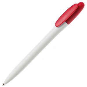 Ручка шариковая BAY, цветной клип