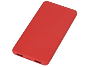 Портативное зарядное устройство «Reserve» с USB Type-C, 5000 mAh, цвет красный