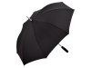 Зонт-трость «Alu» с деталями из прочного алюминия, цвет черный