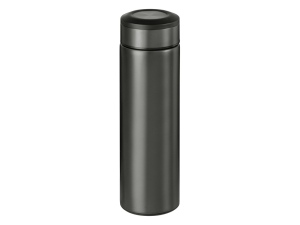 Термос «Confident Metallic» 420мл, цвет темно-серый