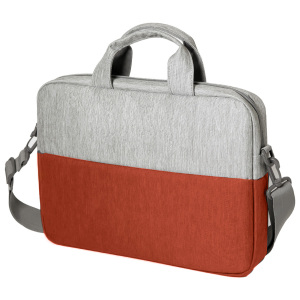 Конференц-сумка BEAM NOTE, цвет серый/красный, 39х30х6.5 см, ткань верха:100% полиамид, под-д:100%полиэст