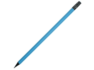 Карандаш чернографитовый трехгранный Blackie 3D, цвет голубой