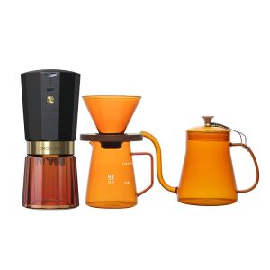 Кофейный набор Amber Coffee Maker Set, цвет оранжевый с черным