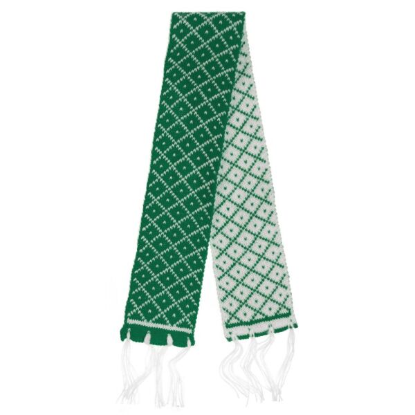 Вязаный шарфик Dress Cup, цвет зеленый