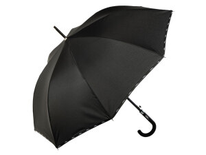 Зонт-трость полуавтоматический Ferre Milano, цвет черный