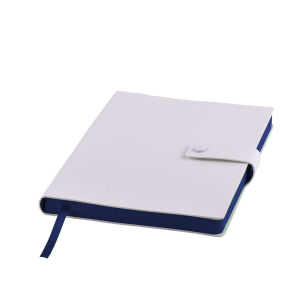Ежедневник недатированный STELLAR, формат А5, цвет белый с темно-синим
