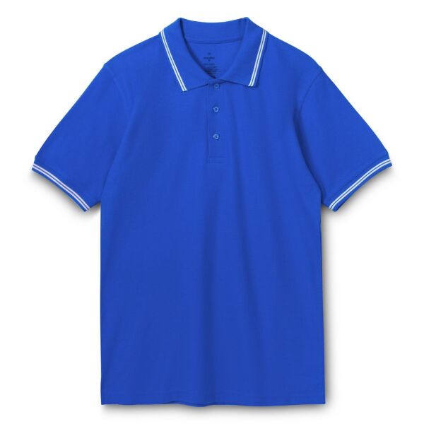 Рубашка поло Virma Stripes, цвет ярко-синяя, размер 3XL