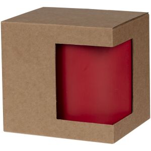 Коробка для кружки с окном Cupcase, цвет крафт