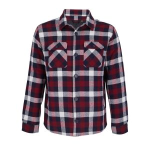 Куртка-рубашка оверсайз унисекс Noah, цвет бордовая, размер 2 (XL/XXL)