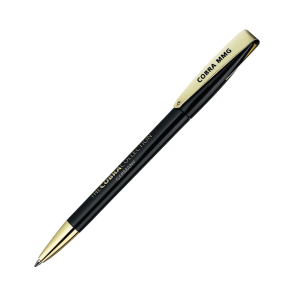 Ручка шариковая COBRA MMG, цвет черный/золотистый
