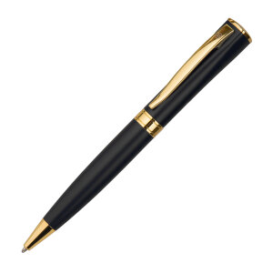 Ручка шариковая WIZARD GOLD, цвет черный