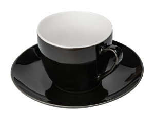 Чайная пара базовой формы Lotos, 250мл, цвет черный