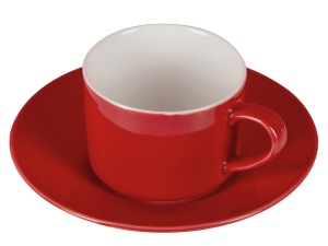 Чайная пара прямой формы Phyto, 250мл, цвет красный