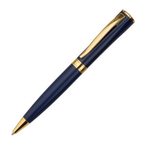 Ручка шариковая WIZARD GOLD, цвет темно-синий