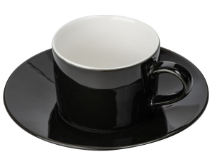 Чайная пара прямой формы Phyto, 250мл, цвет черный