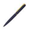 Ручка шариковая FARO, покрытие soft touch, цвет синий