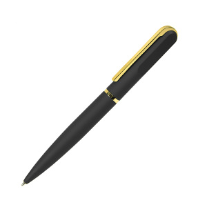 Ручка шариковая FARO, покрытие soft touch, цвет черный