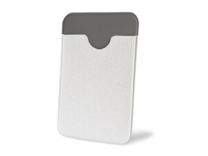 Чехол-картхолдер Favor на клеевой основе на телефон для пластиковых карт и и карт доступа, цвет белый