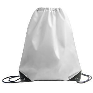 Рюкзак мешок с укреплёнными уголками BY DAY, цвет белый, 35*41 см, полиэстер 210D