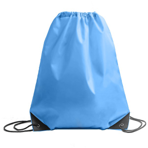 Рюкзак мешок с укреплёнными уголками BY DAY, цвет голубой, 35*41 см, полиэстер 210D