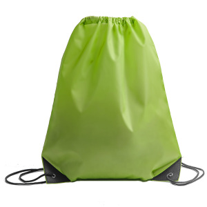 Рюкзак мешок с укреплёнными уголками BY DAY, цвет зелёный, 35*41 см, полиэстер 210D