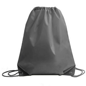 Рюкзак мешок с укреплёнными уголками BY DAY, цвет серый, 35*41 см, полиэстер 210D