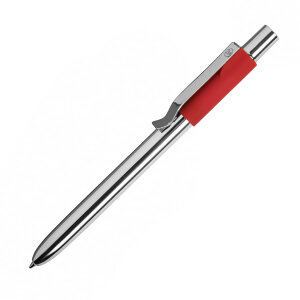 Ручка шариковая STAPLE, цвет красный