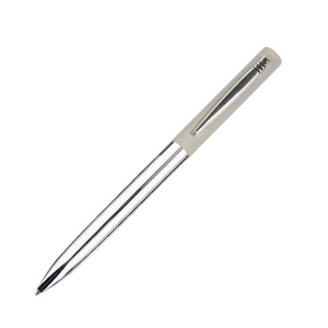 Ручка шариковая CLIPPER, покрытие soft touch, цвет бежевый